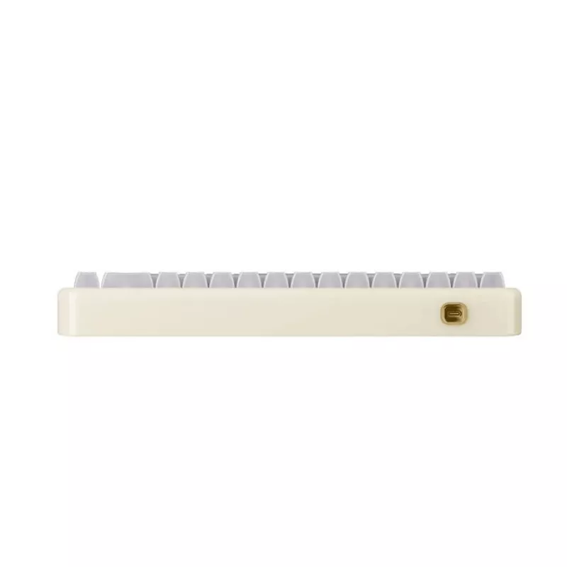 Mechaniczna klawiatura gamingowa AKKO YU01 biały Jade 65% RGB z przełącznikami Piano Pro