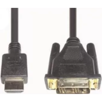 HDMI 3 Video adapter kablowy e+p 2m DVI-D Czarny