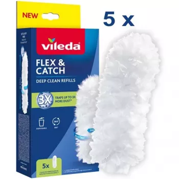 Wkłady do miotełki VILEDA Flex&Catch 177664 - 5 wymiennych wkładów