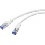 Renkforce RF-6830456 Kabel sieciowy RJ45, kabel krosowy CAT 6a S/FTP 5,00 m biały 1 szt. (RF-6830456)