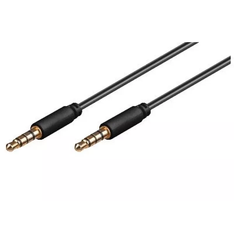 Kabel audio Microconnect IPOD013 3 m 3,5 mm czarny