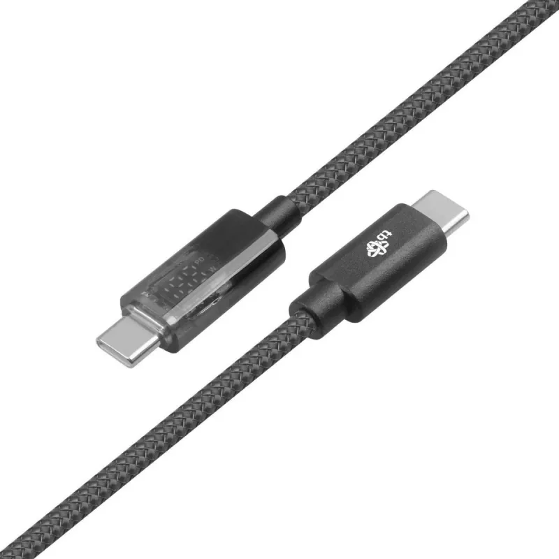 Kabel USB-C TB AKTBXKUCCIND10B 1 m 100W ze wskaźnikiem ładowania LED