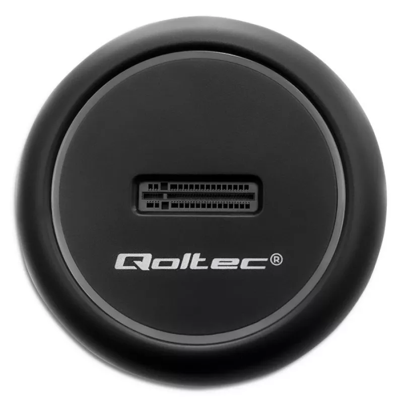 Stacja dokująca Qoltec 52275 do dysków M.2 SSD, SATA/NVMe, USB-C
