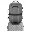 Plecak Manhattan Rome Notebook Travel 17,3 cala dwie kieszenie 40 l jasnoszary