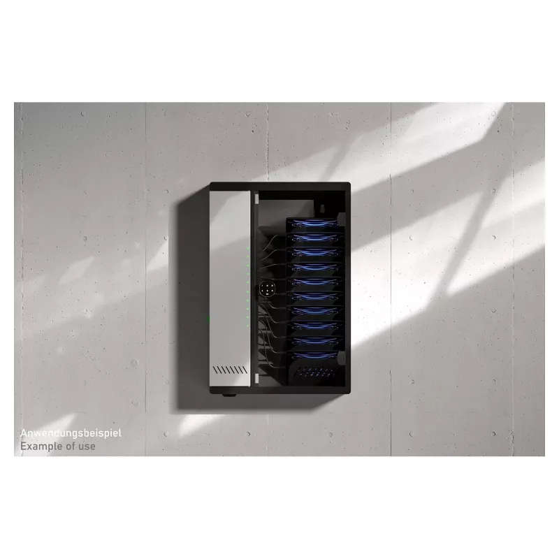 Good Connections szafka do ładowania naścienna do 11 urządzeń, USB-C, port 30 W