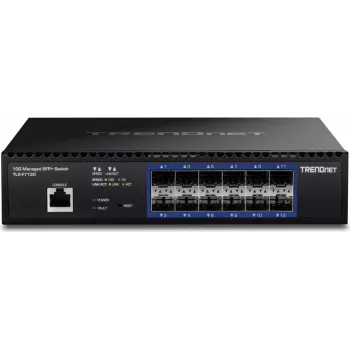 TRENDnet TL2-F7120 - Switch - managed - 12 x 10 Gigabit SFP+ - rack-mountable - TAA-Compliant (TL2-F7120)
