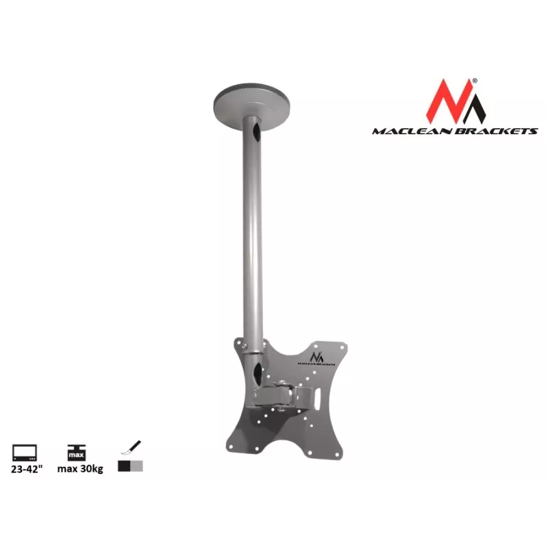 Maclean MC-504A S Regulowany uchwyt sufitowy 23-42 30kg