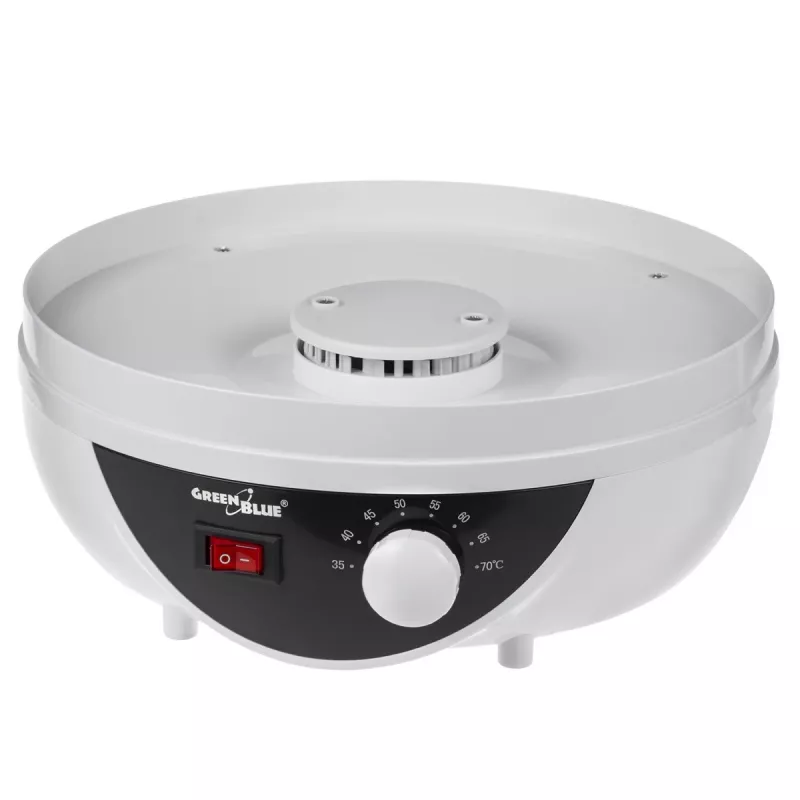 Suszarka do grzybów, warzyw i owoców GreenBlue, 250W, bardzo cicha, 5 sit, GB195