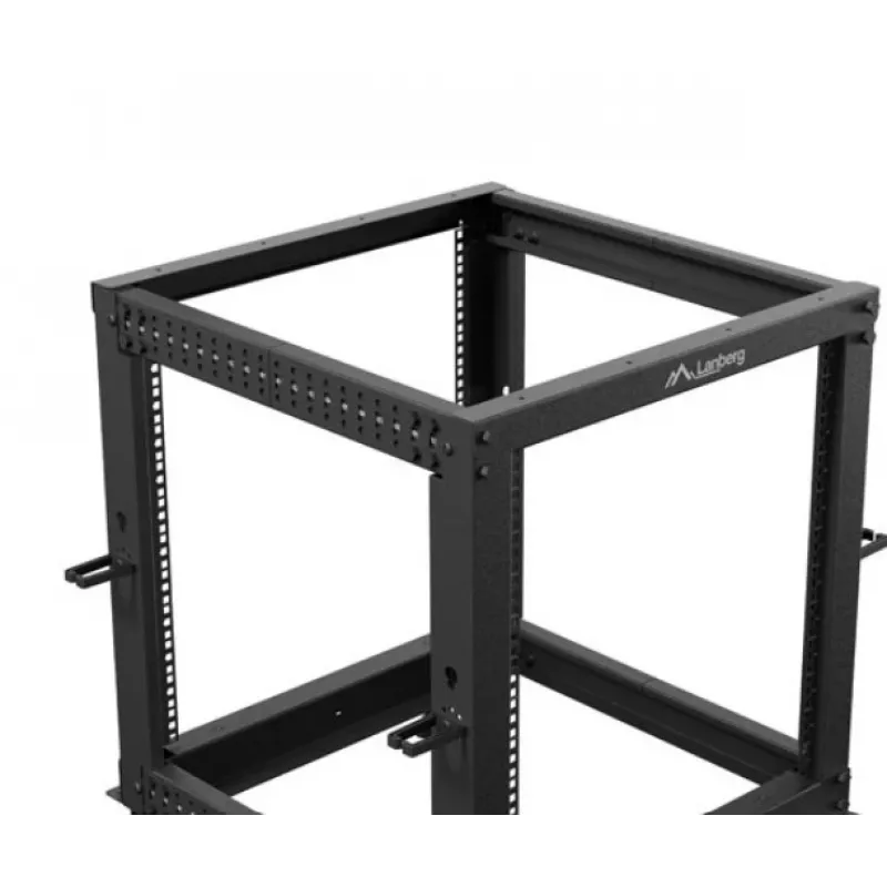 Szafa rack LANBERG Open Rack OR01-6112-B 12U 600x600 regulowana czarna