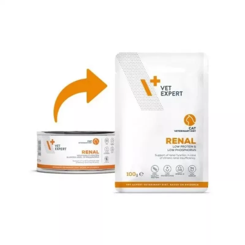 VET EXPERT Veterinary Diet Renal Cat - mokra karma dla kotów - 100g