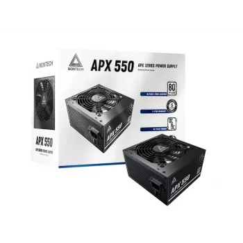 Montech APX550 zasilacz 550 W 20+4 pin ATX ATX Czarny