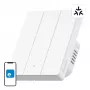 Inteligentny przełącznik ścienny WiFi Sonoff M5-3C-80W 3-kanałowy do ramki