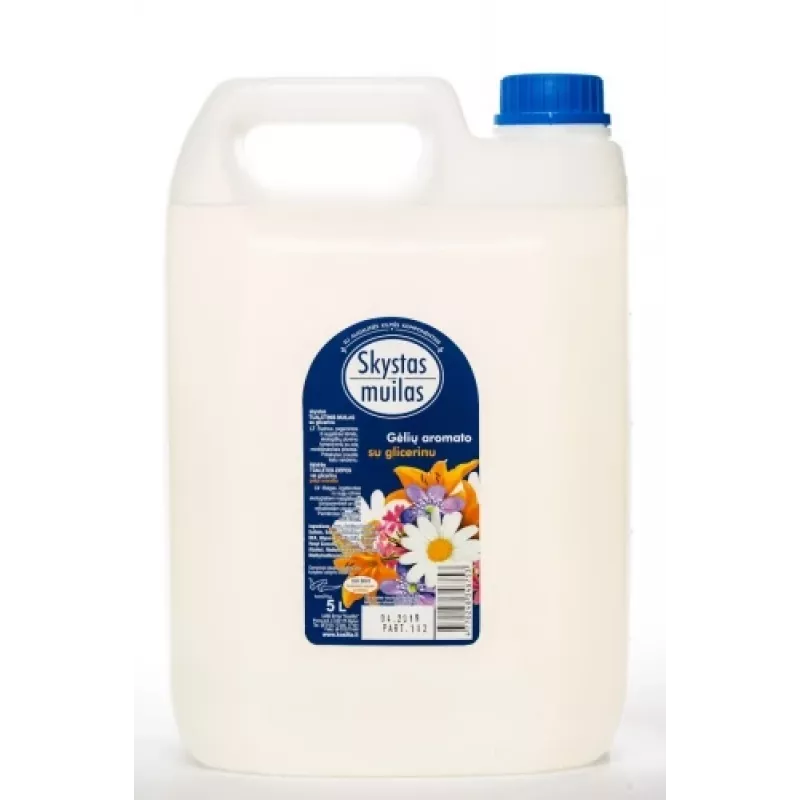 Mydło, płynne, z gliceryną, bez barwników, 5l