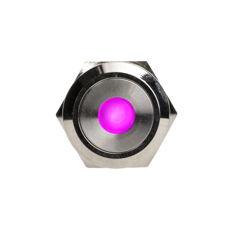 DimasTech wandaloodporny przycisk 19 mm Silverline Dot RGB PD210