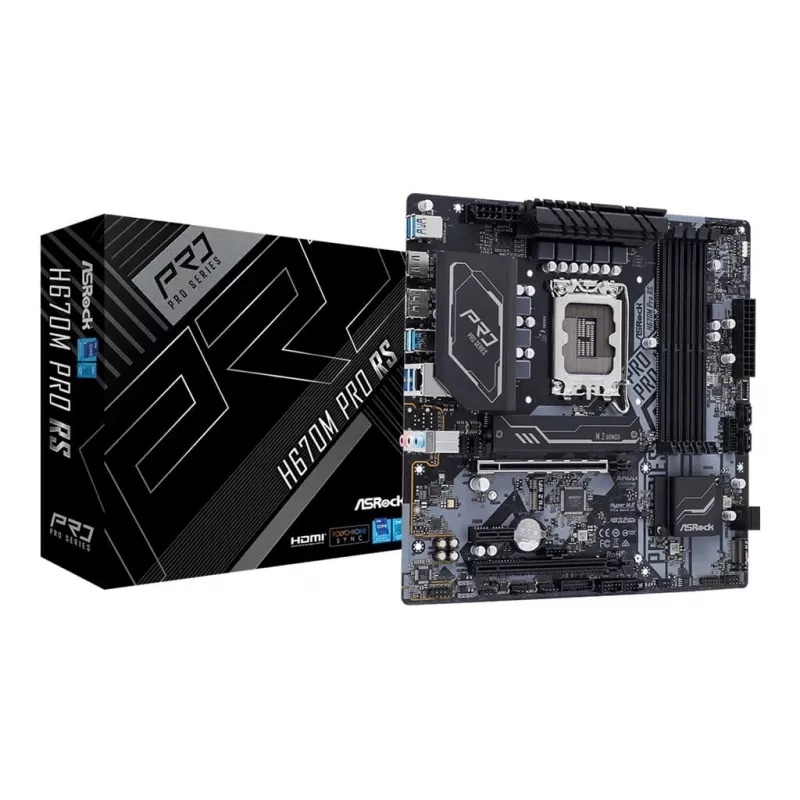 Płyta główna ASRock H670M Pro RS Intel H670 LGA 1700 micro ATX
