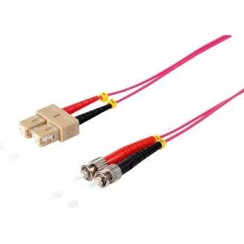 Kabel światłowodowy ShiverPeaks 77912/4 10m SC ST fioletowy
