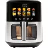 Frytkownica beztłuszczowa ProfiCook PC-FR 1286 H — 6,5 l, 1700 W, front ze stali nierdzewnej, czarna