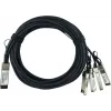 niebieskiOptics CAB-Q-S-3M-BL Kabel InfiniBand QSFP 4xSFP+ Czarny (CAB-Q-S-3M-BL)