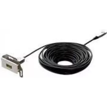 Kabel HDMI Kindermann Konnect design click 20 m — hybrydowy miedziano-węglowy aktywny optyczny, 4K 60Hz