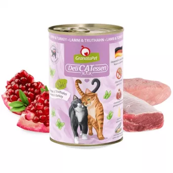 mokra karma dla kota Fox4Pets GRANATAPET DeliCATessen Lamb & Turkey pate 400 g, bezzbożowa, adult, hypoallergenic