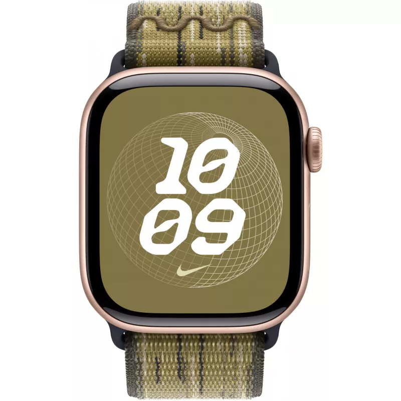 Pasek Apple 42mm Zielono-Szary Nike Sport Loop do smartwatcha