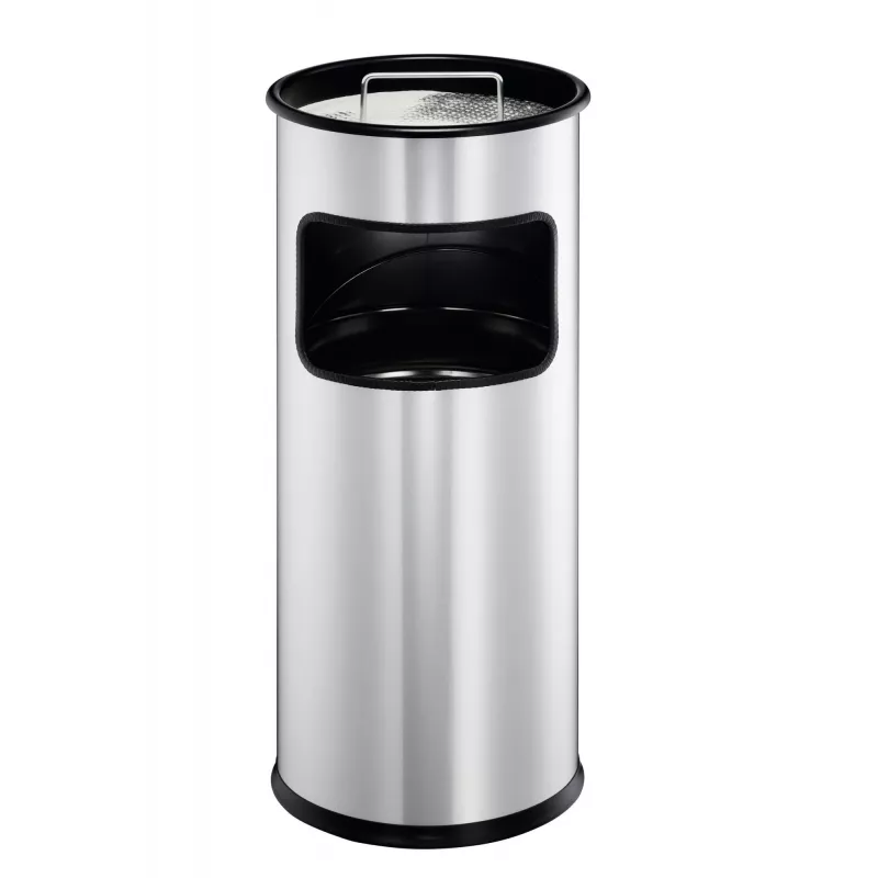 Durable Kosz na śmieci/popielnik - Okrągły - 17 L - Metal