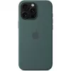 Etui silikonowe z MagSafe dla iPhone 16 Pro Max - Jeziorna Zieleń