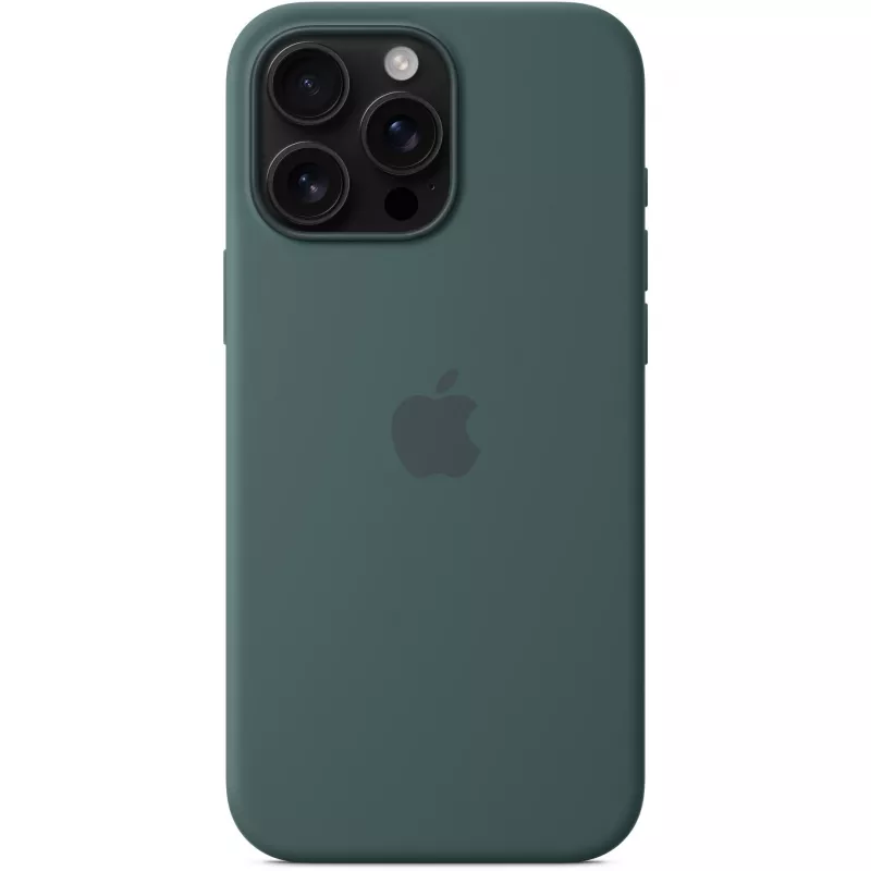 Etui silikonowe z MagSafe dla iPhone 16 Pro Max - Jeziorna Zieleń