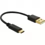 Kabel ładujący USB DeLOCK 80954 Typ-A na USB Typ-C 3 A 15 cm