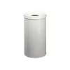 Trash Can Durable 330710 60L Round Steel szary