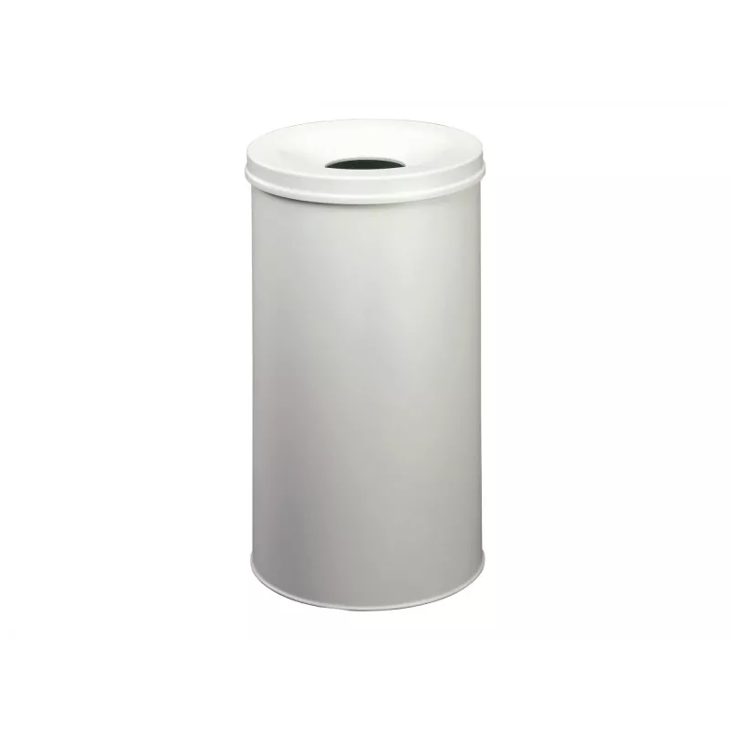 Trash Can Durable 330710 60L Round Steel szary
