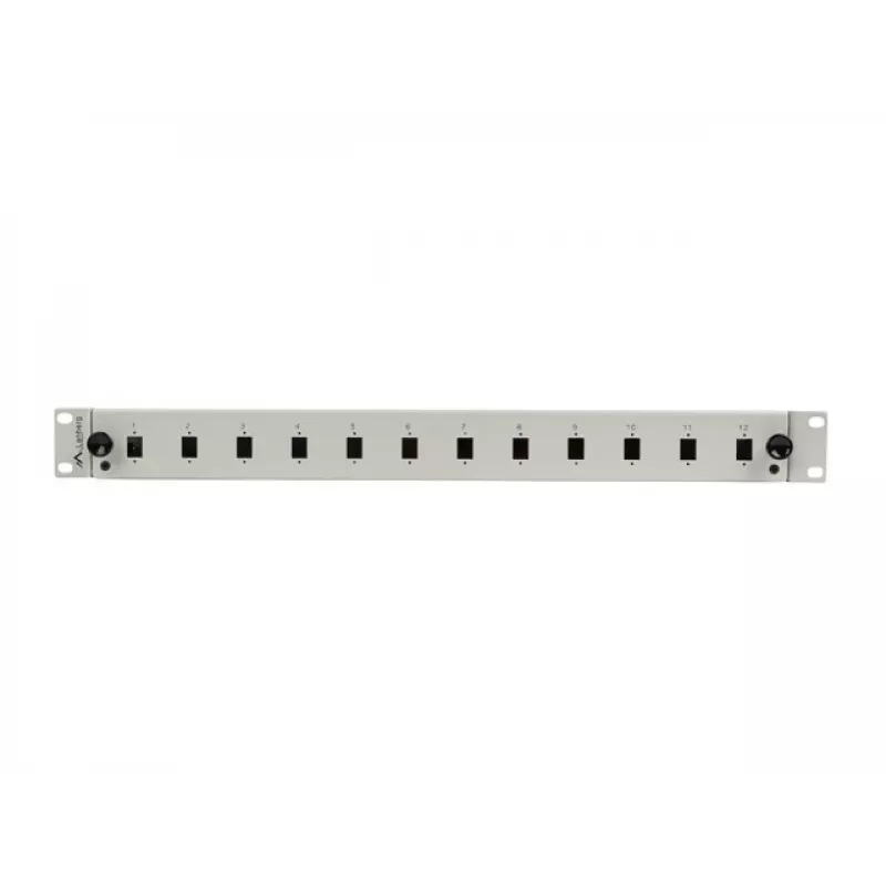 Patch panel Lanberg FOP1-12SS-LDS szary ABS Steel 19 inch