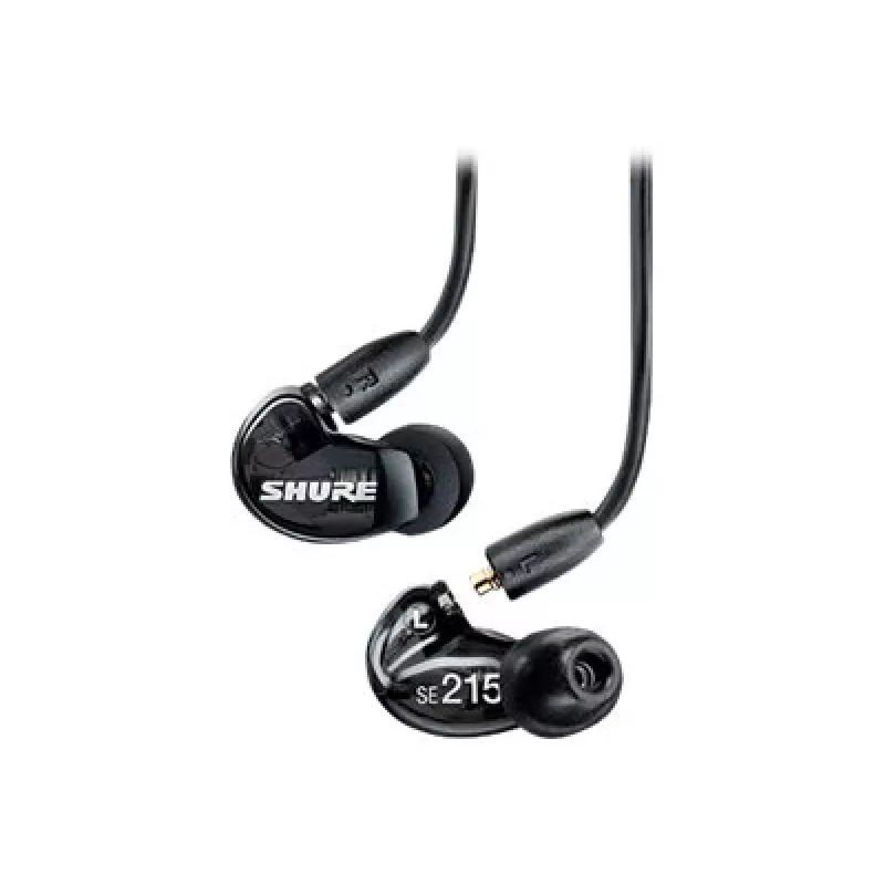 Słuchawki douszne Shure SE215, czarne | Shure