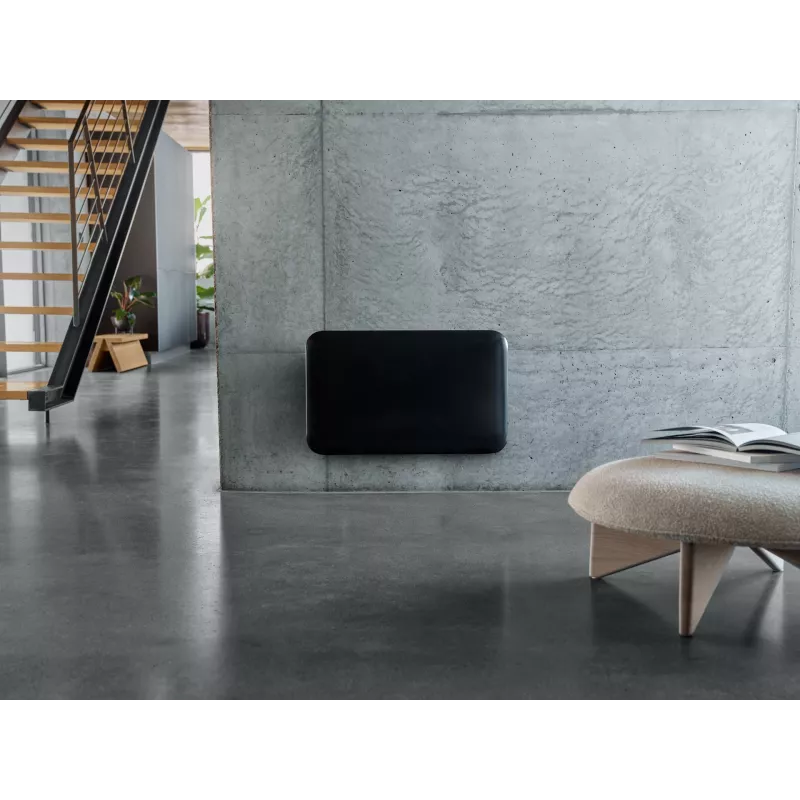 Mill Invisible Smart WiFi Panel Heater | PA700WIFI4B | Grzejnik panelowy | 700 W | Do pomieszczeń do 9-12 m² | Czarny | IPX4
