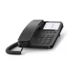 Przewodowy telefon biurkowy Gigaset Desk400 — przewodowy telefon stacjonarny, czarny, model DESK 400