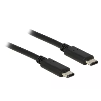 Kabel USB DeLOCK 0,5 m USB 2.0 USB C czarny