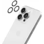 Ochrona pierścienia aparatu LAUT PRIME GLASS dla iPhone 16 Pro / iPhone 16 Pro Max, przezroczysta, szkło hartowane
