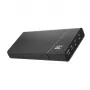 Przenośna bateria zielony Cell PowerPlay Ultra 26800 mAh, moc wyjściowa 128 W, Quick Charge 3.0, 2x USB‑C, 2x USB‑A, grafitowa