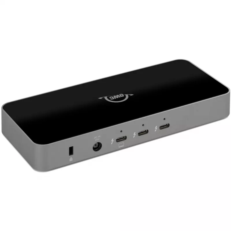 Thunderbolt 5 Hub, stacja dokująca Szary/czarny, Thunderbolt 5, USB-A