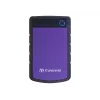StoreJet 25H2 2.5 inch portable HDD 2TBUSB 3.0 Shockproof with Dark grey silicon cover and purple cover one touch Auto-Backup button