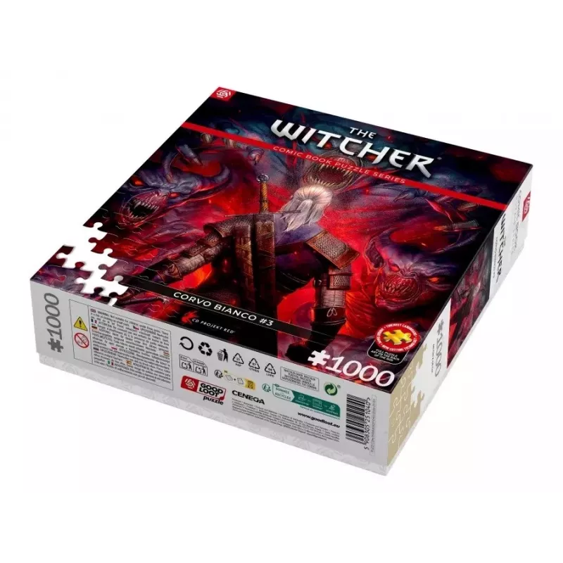 Good Loot Comic Book Puzzle: Wiedźmin Corvo Biały, 1000 elementów