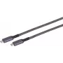 Kabel USB-C do USB-C ShiverPeaks 14-75004, USB 3.2 Gen 2 (10 Gbit/s), 1 m, czarny/biały