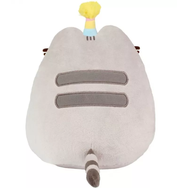 Pluszowa zabawka Pusheen marki Pusheen — 24 cm plusz z tortem i czapką urodzinową
