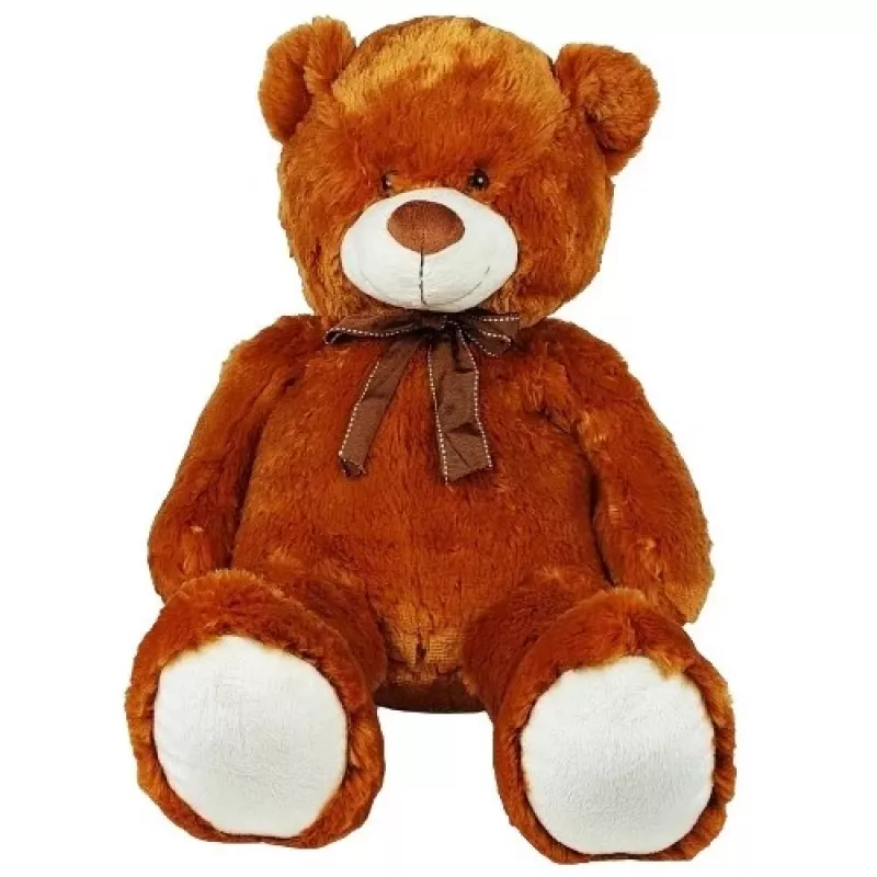 Pluszowa maskotka Miś z kokardą 70 cm brązowy