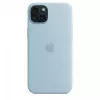 Etui silikonowe Apple iPhone 15 Plus Light niebieski MagSafe