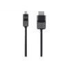 Kabel Mini DisplayPort do HDTV, 1,8 m, Mini DisplayPort, HDMI, Męski, Męski, Czarny