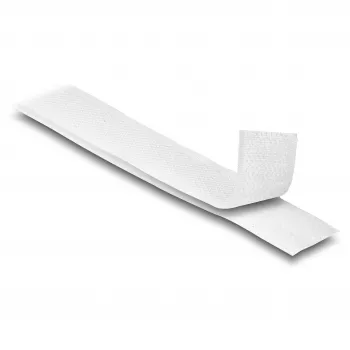 Taśma rzepowa DeLOCK o dużej wytrzymałości 1 m x 20 mm biała