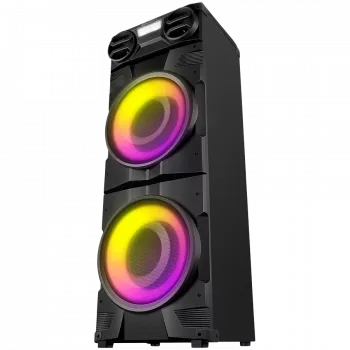 Głośnik SVEN PS-1900, czarny (1000W, TWS, Bluetooth, FM, USB, wyświetlacz LED, zasilanie sieciowe)