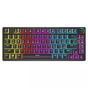 Klawiatura gamingowa Savio SAVGK-PHENIX czerwony PUDDING Mechaniczna RGB Bezprzewodowa