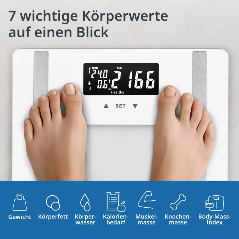 Waga analityczna ADE BA2300-2 z Bluetooth i pomiarem tkanki tłuszczowej